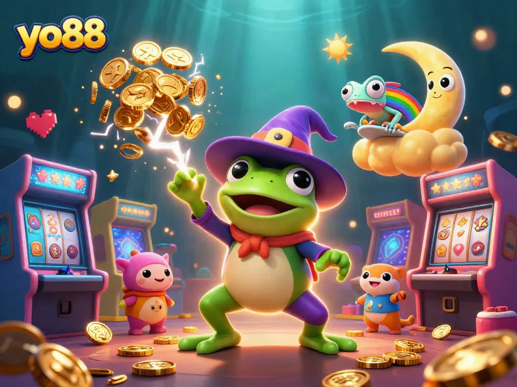 Experience the exciting world of yo88 with a storm of golden coins and vibrant casino games.