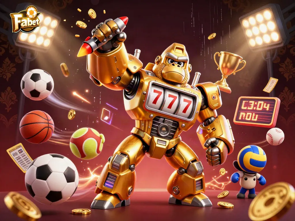 Experience thrilling gaming action at Fabet with dynamic elements and vibrant visuals.