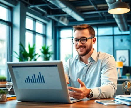 Headhunter IT recruitment specialist collaborating in a dynamic office environment.