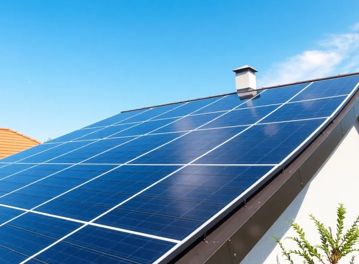 Die Preise für Pv anlage kosten wien werden durch eine Solaranlage auf einem Wiener Zuhause dargestellt